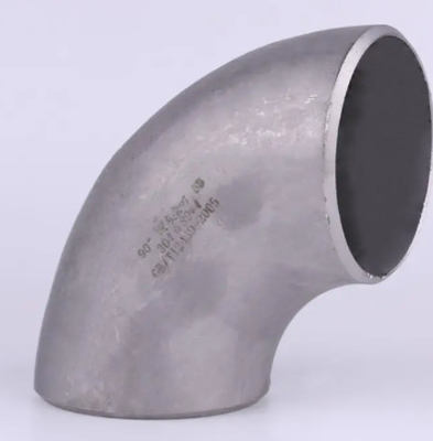 ASTM / UNS N02200 Khớp nối hàn 90 độ Butt S / R DN80 SCH80 Lắp ống thép hợp kim