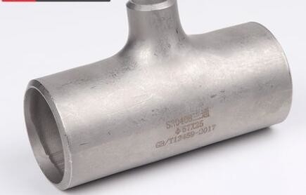 Phụ kiện ống thép không gỉ Phụ kiện hàn mông N08800 ASME B16.9 Tê thép hợp kim niken