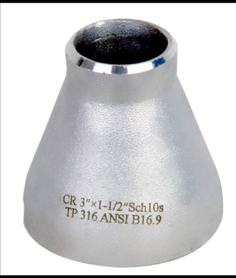 Bộ phận hàn mông UNS S31803 Bộ giảm tốc đồng tâm SCH10 1 X 1/2 ASME B16.9