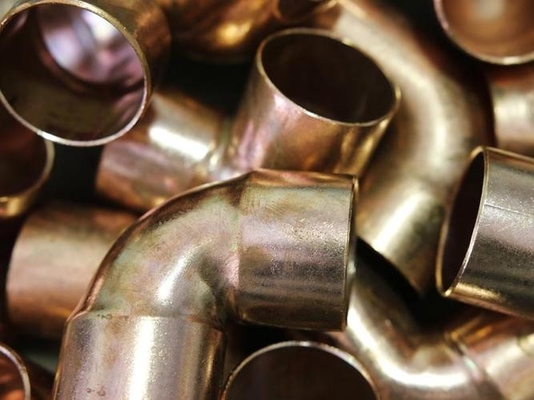 Phụ kiện hàn mông khuỷu tay bằng thép hợp kim đồng C71500 Uốn cong bán kính ngắn 90 độ