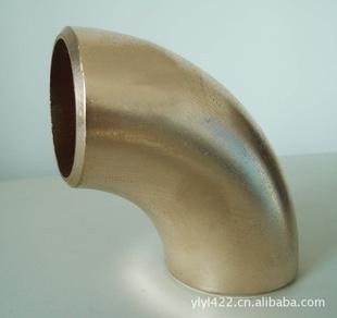 Phụ kiện đường ống Khuỷu tay bằng thép đồng niken 90D Bán kính uốn cong ngắn C70600 ASME B16.9