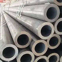 Ống thép liền mạch tròn màu đen Carbon Erw cho đường ống