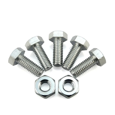 M12 M16 A2-70 A4-70 A4-80 SS304 SS 316 Bu lông lục giác và đai ốc S32750 32760