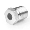 Phụ kiện dễ nóng chảy phích cắm bằng thép không gỉ bộ chuyển đổi ống phích cắm ống với phụ kiện hợp kim eutectic