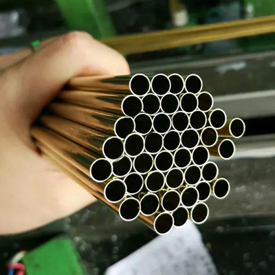 Ống hợp kim đồng niken CuNi10Fe1Mn Ống đồng tròn thẳng liền mạch 8 inch