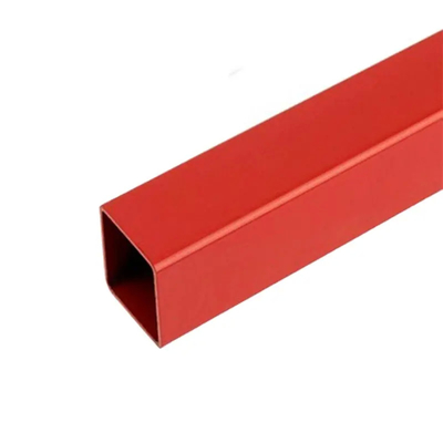 Sơn tĩnh điện Ống thép vuông 12M 2MM Độ dày ERW Tráng ống vuông tường dày