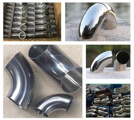Sản phẩm thép hợp kim Butt hàn ống ốc vít bán kính ngắn khuỷu tay 180D C276 ASME B16.9 Cho kết nối