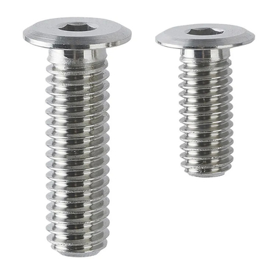 TOBO Sức mạnh cao tùy chỉnh hex flange GR5 Ti-6al-4v kết nối titanium titanium cuộn titanium ốc vít