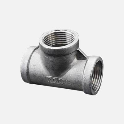 Chất lượng cao ASME B16.9/ASTM A403 WP316 304 SS Stainless Steel Thread Equal Diameter Tee