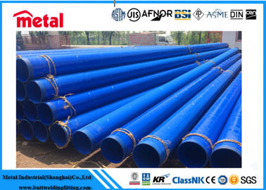 GRADE X52 ERW 3PP Ống thép tráng OD 4 INCH WT 7.9 MM Lớp phủ bên trong Novolac Epoxy