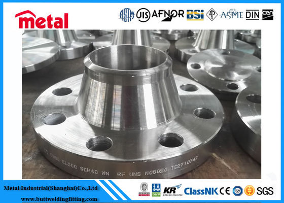 UNS N08020 Phụ kiện ống hợp kim niken mặt bích hàn WN RF 3 '' SCH 40 150 #