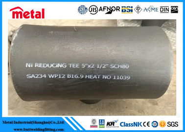 Ống hợp kim hàn mông Tee Phụ kiện đường ống Hastelloy B3 STD