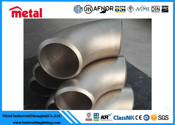 Kết nối ống thép hợp kim Phụ kiện liền mạch 90 ° khuỷu tay C-276 3 