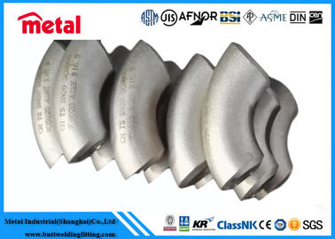A789 F53 S32750 Ống liền mạch bằng thép không gỉ siêu kép 6 '' SCH10S Khuỷu tay tròn sáng