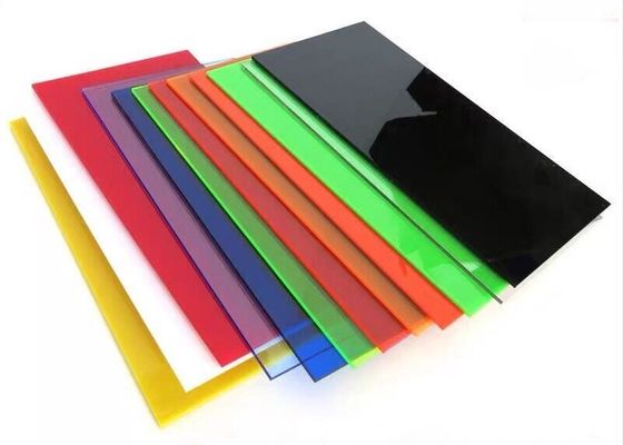 600mmx300mm Tấm acrylic đúc PMMA màu xám chanh xanh