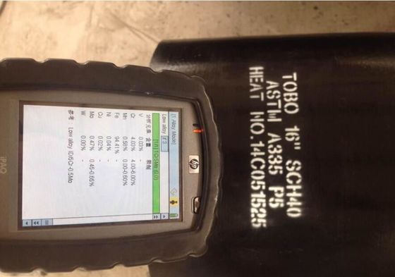 Ống thép liền mạch 16 inch SCH40 ASTM A335 tùy chỉnh