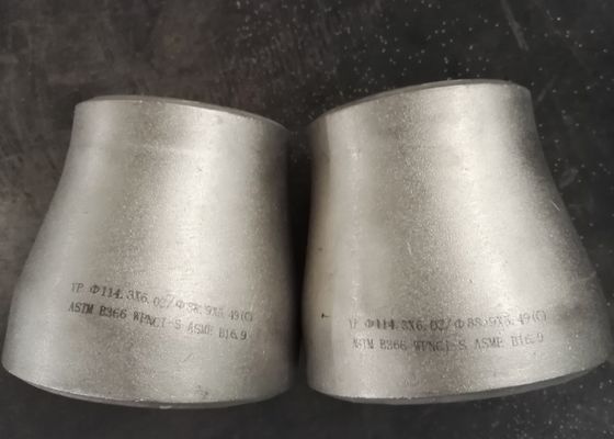 SCH40 ASTM B366 WPNCI Hộp giảm tốc hàn đồng tâm liền mạch