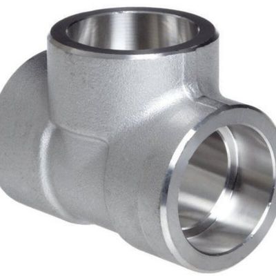UNS S30400 Sch80 Phụ kiện ống thép hợp kim rèn bằng Tee bằng thép