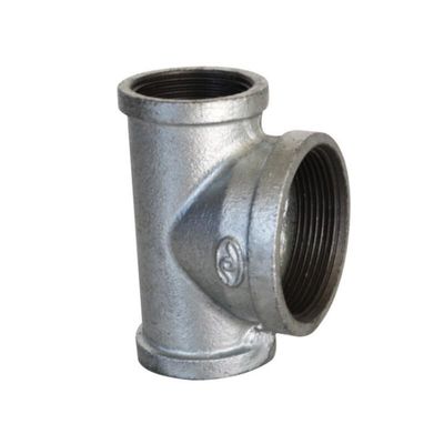 WP310S 3-1 / 2 '' Phụ kiện ống mạ kẽm đen Sch60 Tê tròn