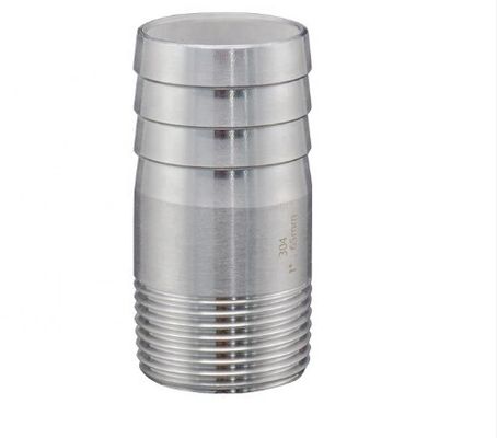 GB Phụ kiện đường ống bằng thép không gỉ Swage Núm vú ống tròn được đánh bóng nam linh hoạt