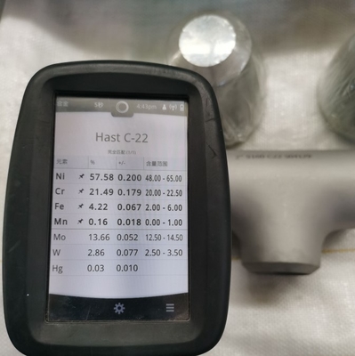 Phụ kiện thép hàn mông SMLS SB366 UNS N06022 C22 SCH160 Kích thước 2 