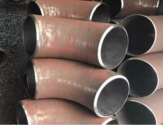 Hàn mông liền mạch Chiều dài 90 ° Bán kính khuỷu tay ASTM C70600 10 ”SCH40