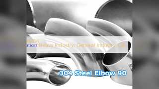 Khuỷu tay bằng thép không gỉ 304 Lắp 90 độ BW