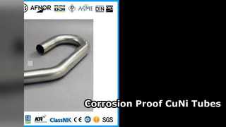 Ống CuNi U chống ăn mòn cho bộ trao đổi nhiệt biển